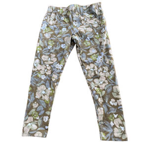 Carter's Girls Leggings, 12/12A, Olive Green